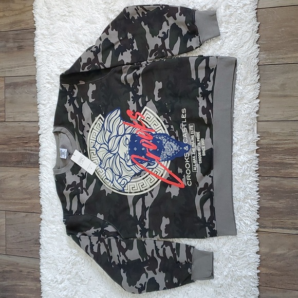 NWT Crooks n Castles Sweatshirt - Picture 1 of 3
